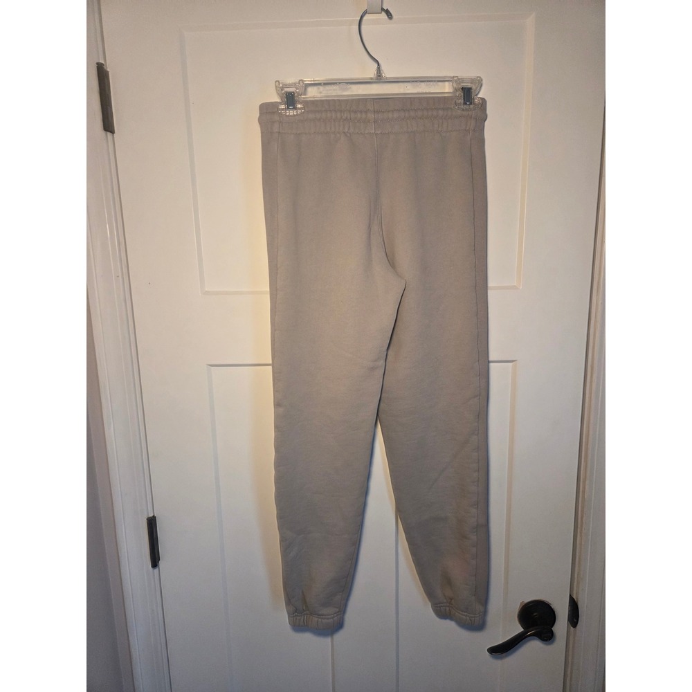 Aritzia Tna Cozy Fleece Mega Sweatpant Taupe Beige High Waisted Joggers 2XS - Picture 3 of 3